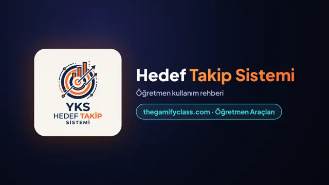 Hedef Takip Sistemi · Öğretmen rehberi